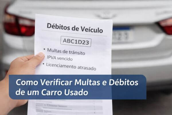 consulta de multas e débitos de um carro usado antes da compra